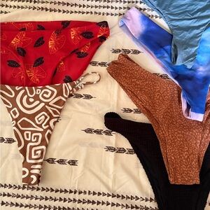 Colorful Bikini Bottoms Set